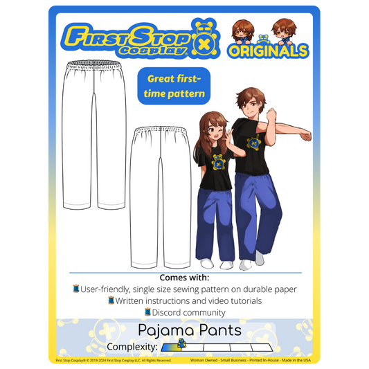 FSCO Pajama Pants Sewing Pattern