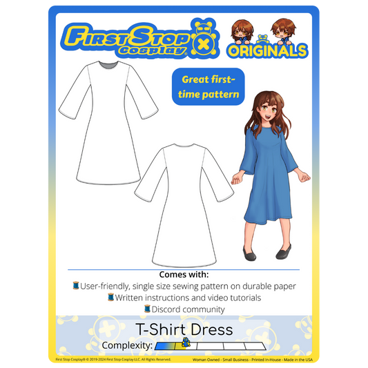 FSCO T-Shirt Dress Sewing Pattern