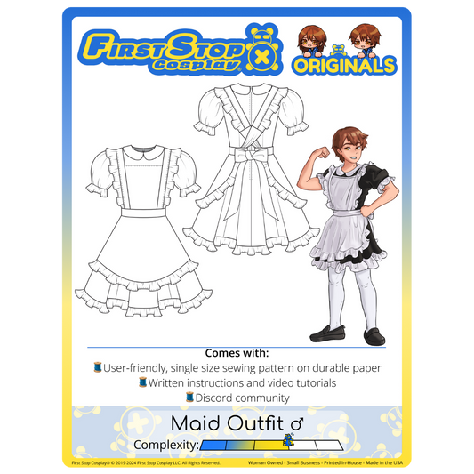 FSCO Maid Outfit ♂ Sewing Pattern