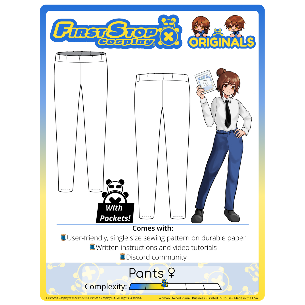 FSCO Smart Silhouette Pants ♀ Sewing Pattern