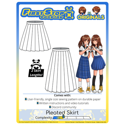 FSCO Pleated Skirt (Ver. 2) Sewing Pattern