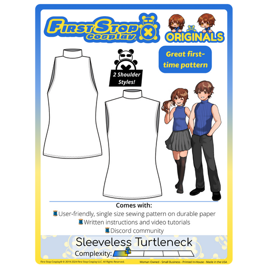 FSCO Sleeveless Turtleneck Sewing Pattern