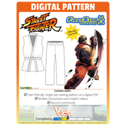 Street Fighter DIGITAL Ken Sewing Pattern